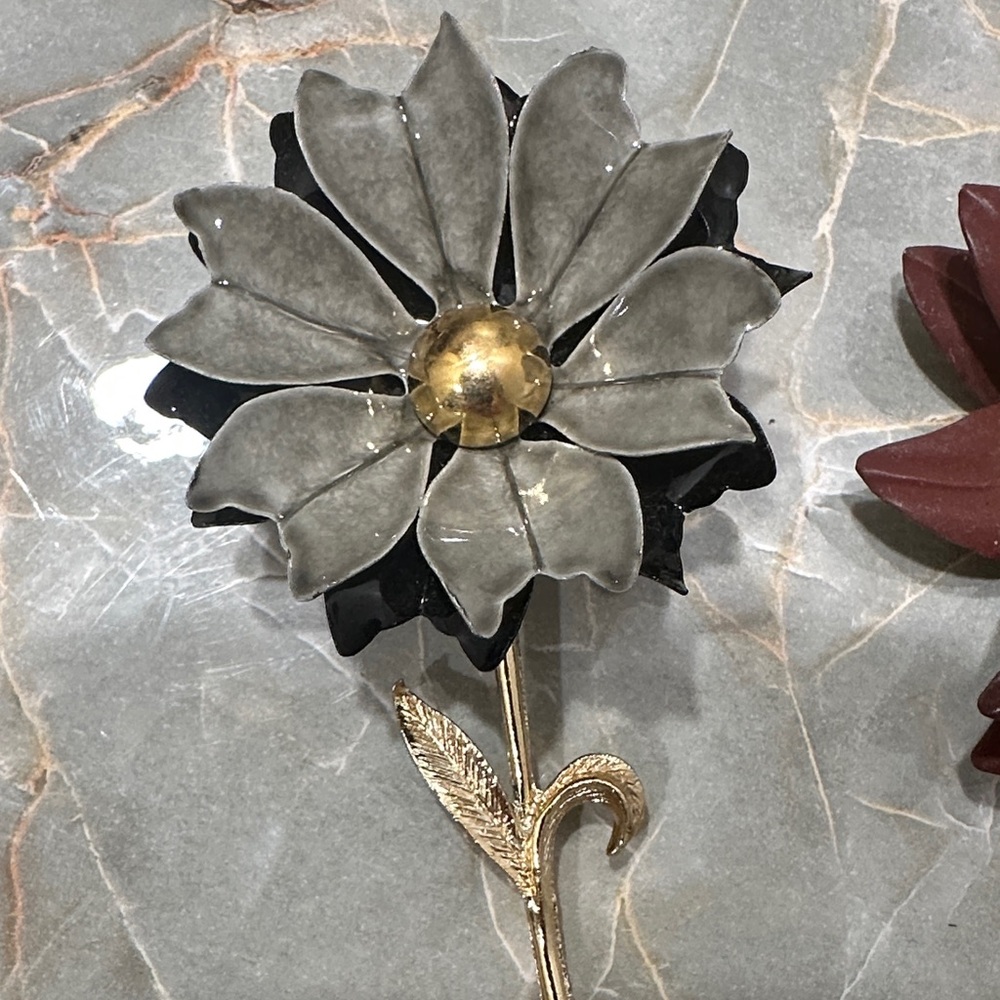 Set of 4 Vintage brooches - Picture 4 of 5